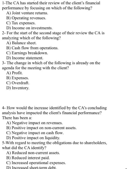 (CA) for Major Corporate Banking Group (MCBG) is conducting a review of