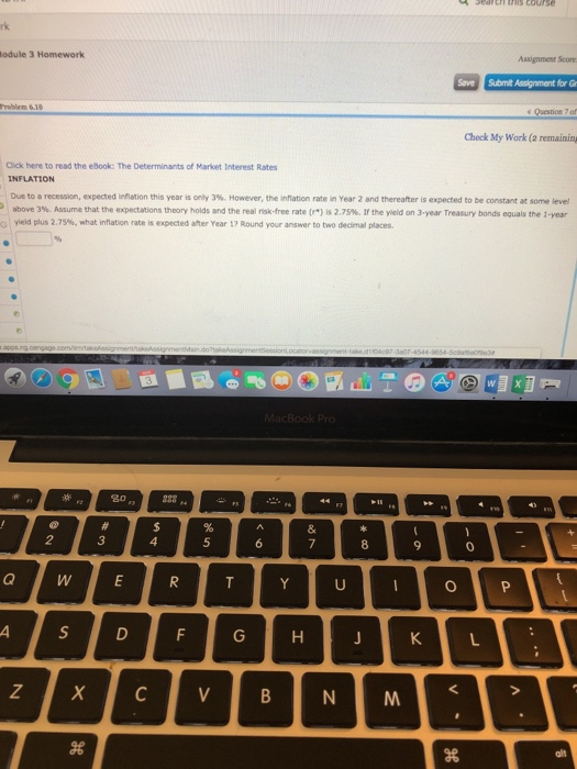  odule 3 Homework Assignment Score Save Submit Assignment for G roblem