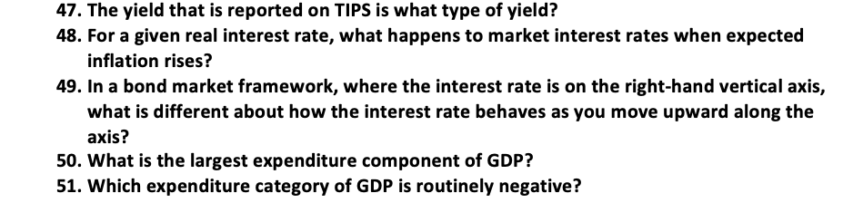 47. The yield that is reported on TIPS is what type