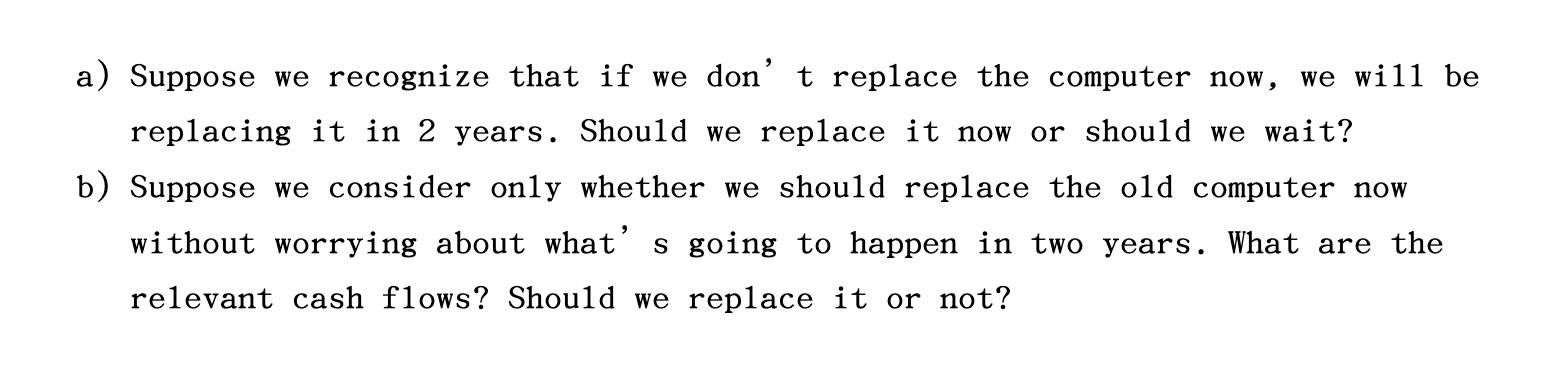 a new one. The old one cost us $1,560,000; the new one