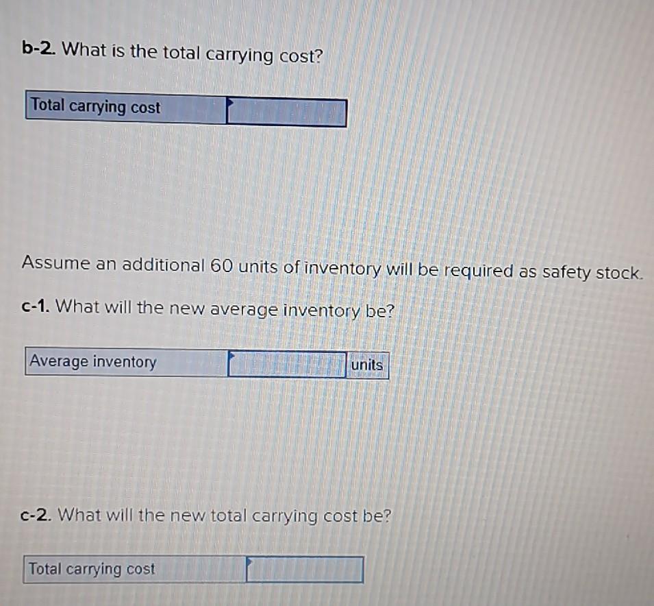 Economic ordering quantity with safety stock [LO7-5) Diagnostic Supplies has expected sales