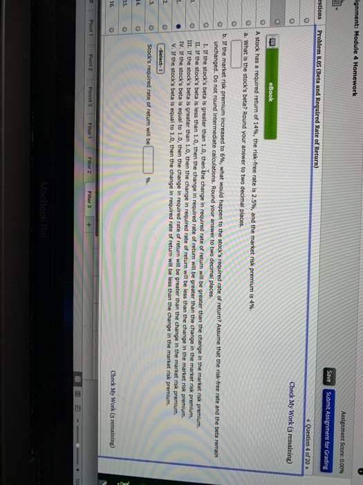  ignment: Module 4 Homework Assignment Score: 0.00% Save Submit Assignment for