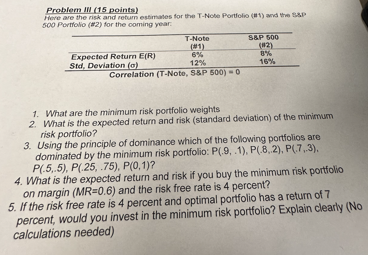 I need help for Part 4 & 5 please! Show work so