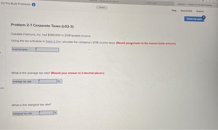  02 Pre-Built Problems SUNT Seved Help Save 5 Exit Check my