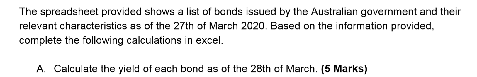 how to calculate the yield without face value in excel? Or in