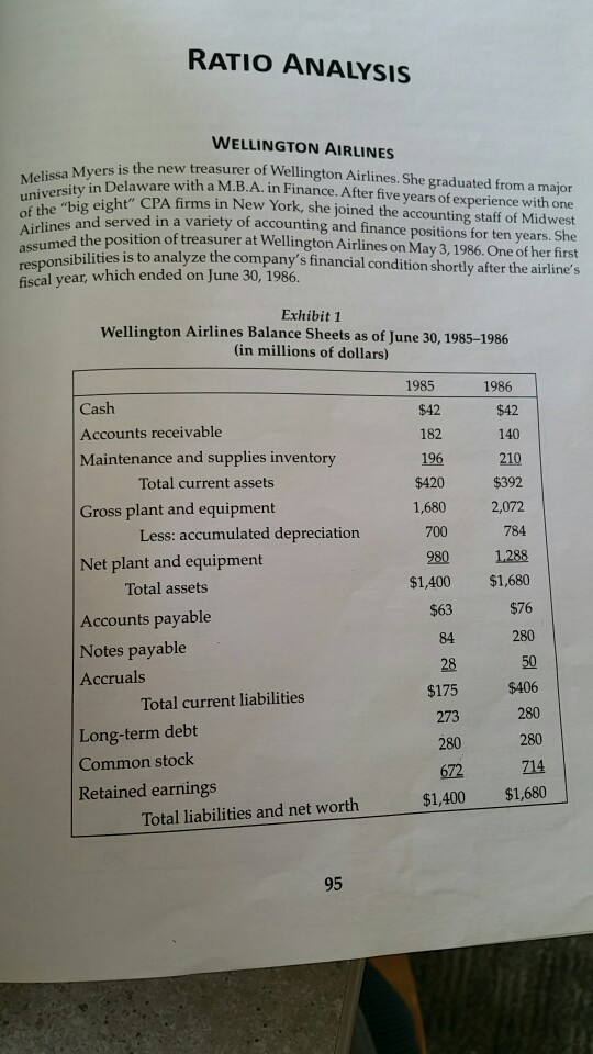  prepare wellingtons funds flow statement and explain why the company encountered