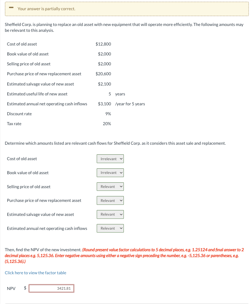 Please help, need help with NPV Need to find the NPV of