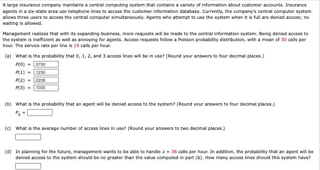 A large insurance company maintains a central computing system that contains