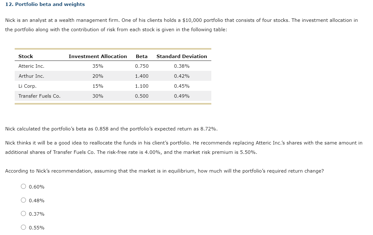 Either increase or decrease. Please complete the full problem since it's