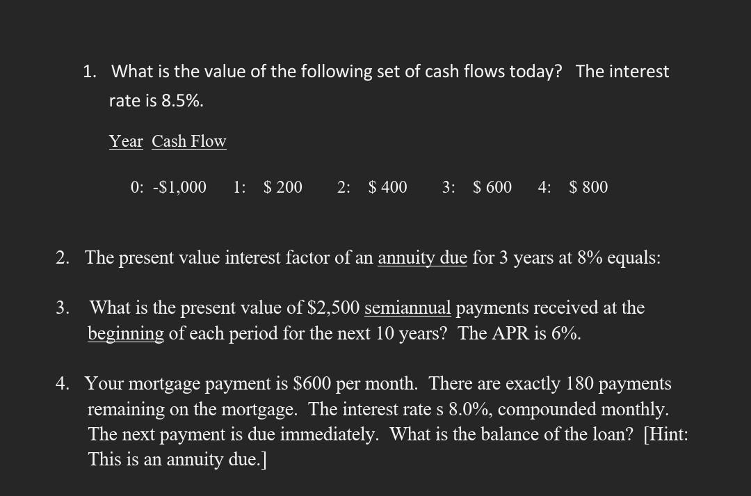 The second, third and fourth question is required 1. What is