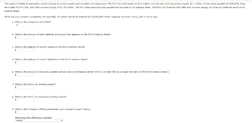  Note: For "What does the difference indicate?" The Options are: The