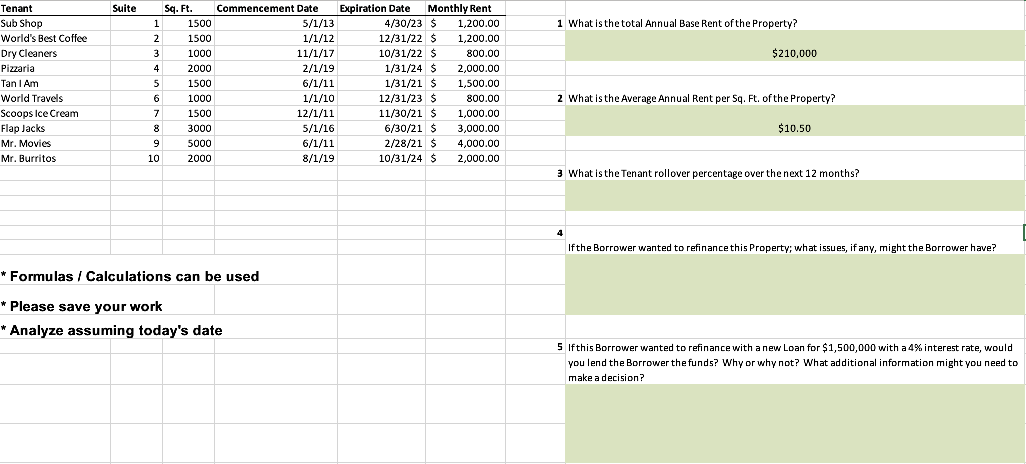 Looking for 3,4, and 5 only Suite 1 What is the total
