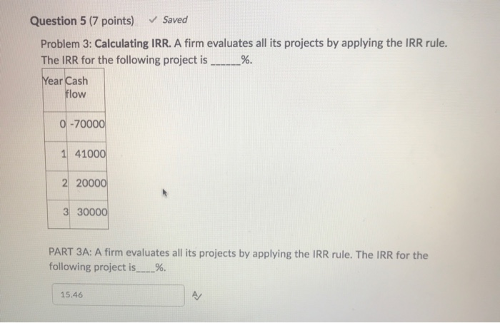 please answer 4a and 4b Question 5 (7 points) Saved Problem
