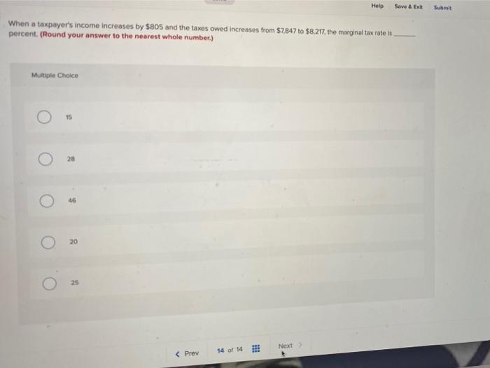  Help Save & E Submit When a taxpayer's income increases by