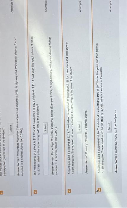  Answer format: Percentage Fiound to: 2 decimal places (Erample: 9.24%, \%