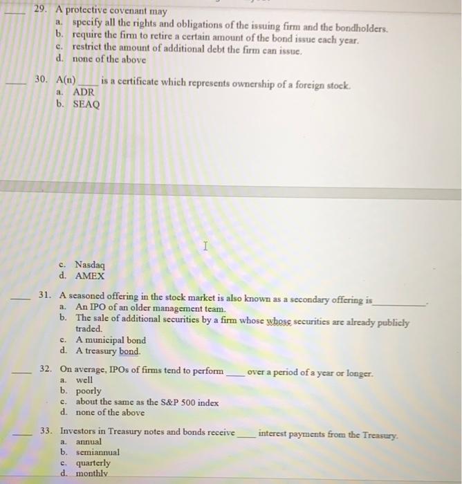  29. A protective covenant may a specify all the rights and