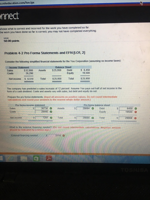  nnect shows what is correct and incorrect for the work you