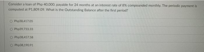 1.109.72 per month for 1 year. If the interest rate is 12%