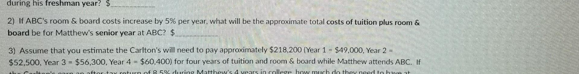 financial planning to fund the future education costs of their 3-year old