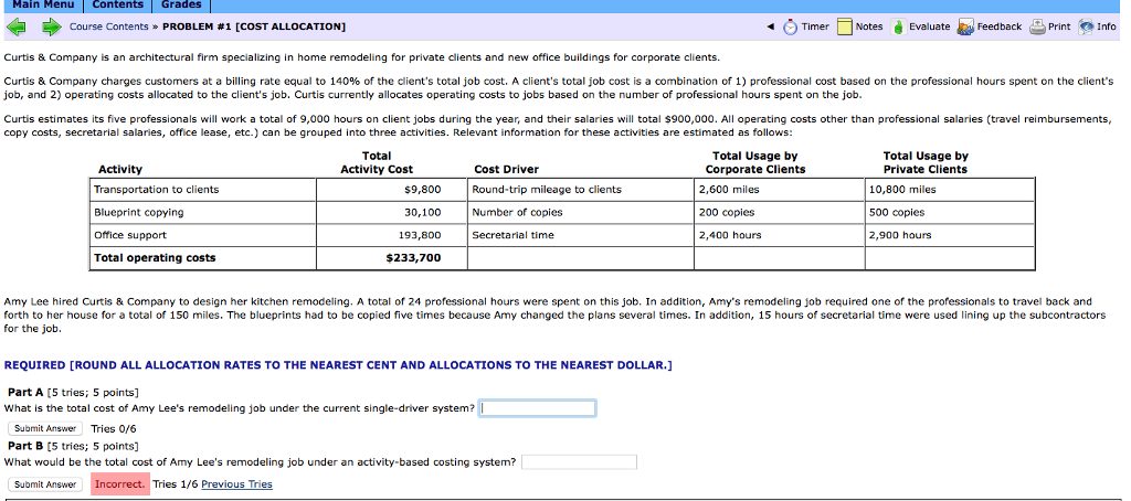 Please help!! Main Menu Contents Grades (-) Timer t-Notes : Evaluate-feedbackPrint e.Info