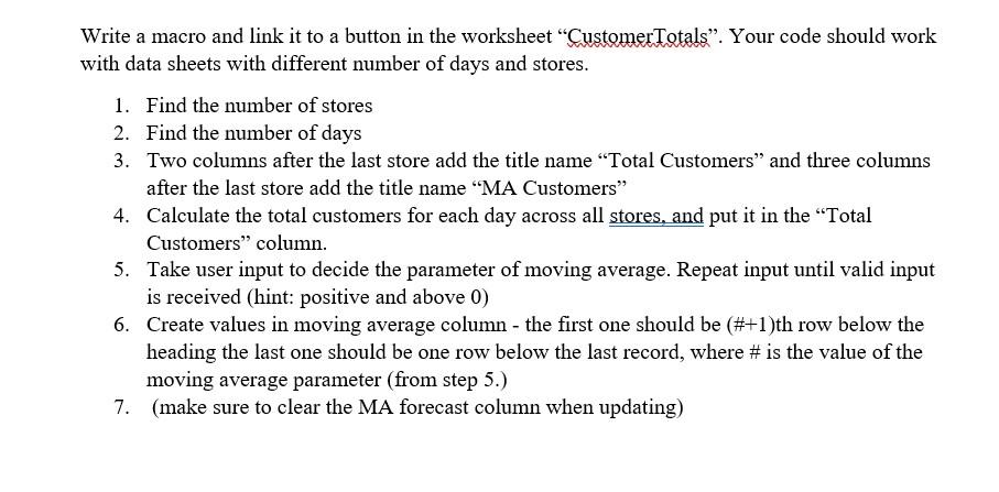  Here is the Excel file that needs work: And here is