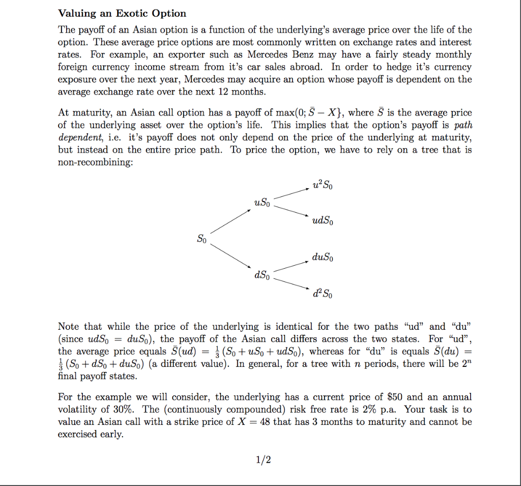 Please help me understand how to apply the binomial tree model to