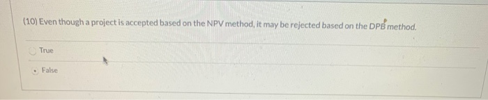 Project C. The NPV of these projects are given as: Project A