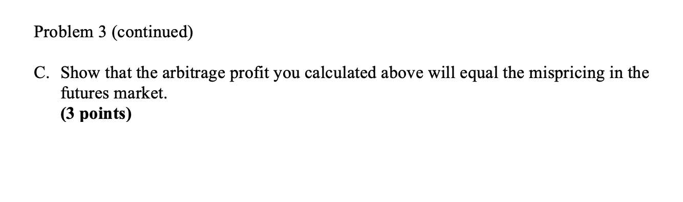 on the index at the end of the year. A futures contract