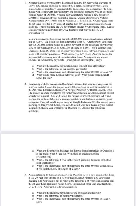 Show all steps to getting the answer please! 1. Assume that you