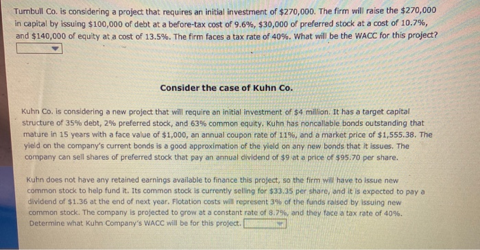 as the discount rate to evaluate various capital budgeting projects. However, it