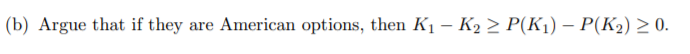 security. Option 1 has strike price Ki and option 2 has strike