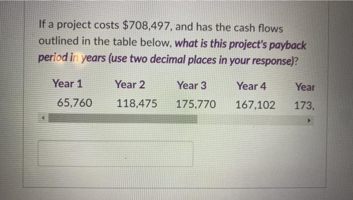 $18,843. Assume that the appropriate cost of capital for projects of this