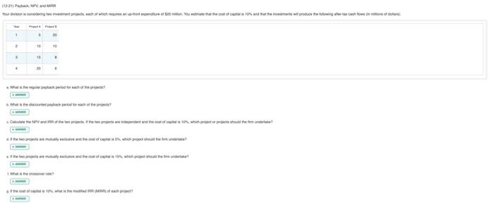  **Please use excel format for solving with equations** As y 6