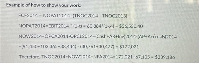 example shows work. I need to understand how to solve. The current
