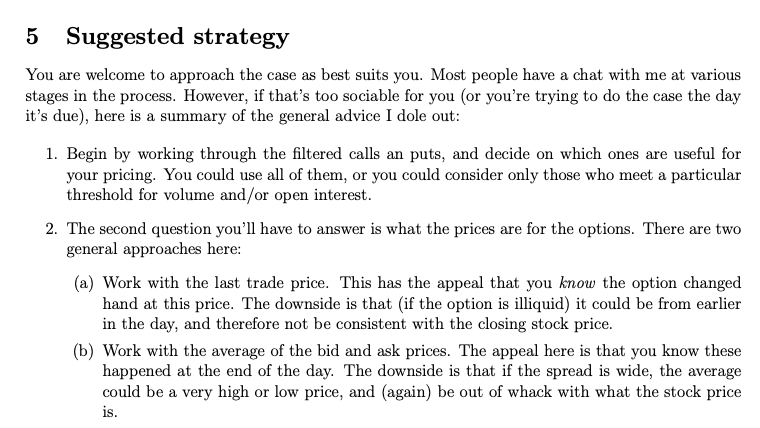 binomial trees, Monte Carlo, the calculation of implied volatilities, and the Greeks.