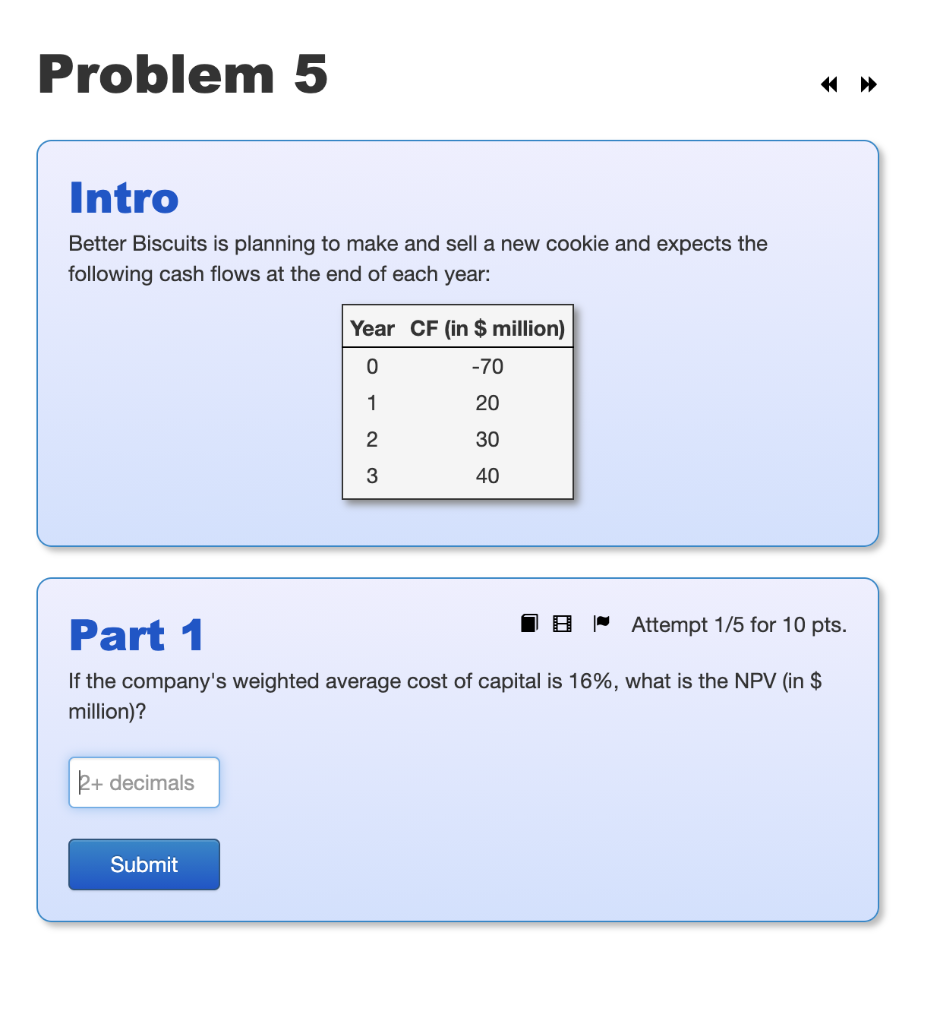 Problem 5 Intro Better Biscuits is planning to make and sell