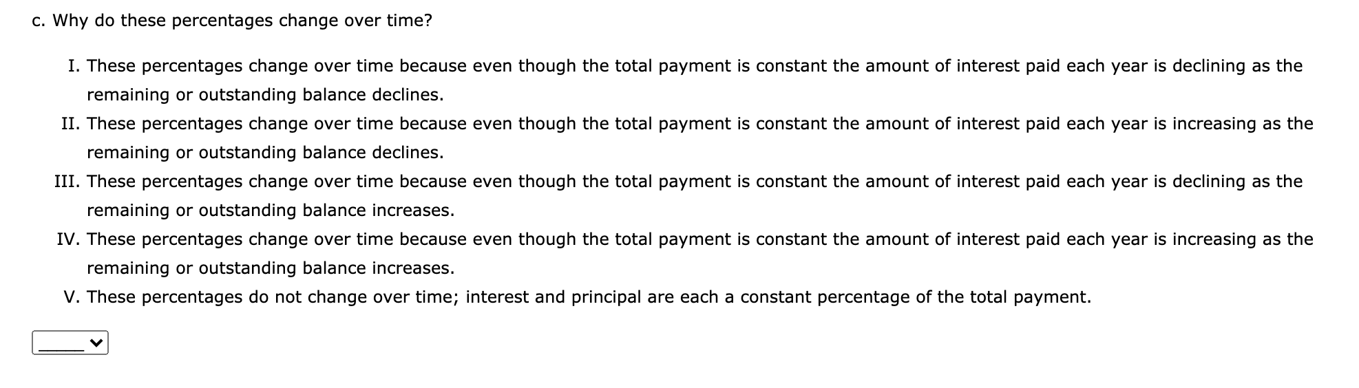 Amortization schedule The data on a loan has been collected in the