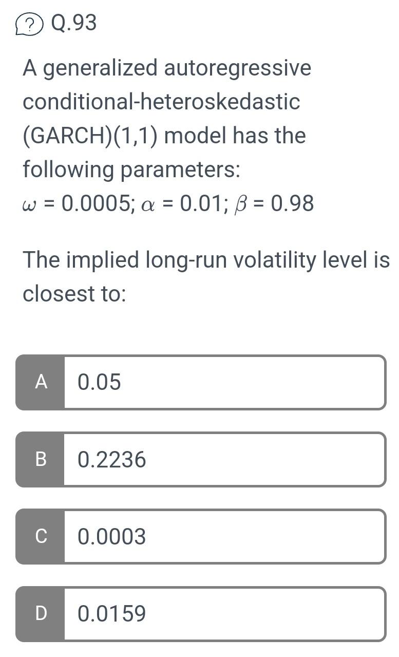  I need 100% correct answer will be upvote A generalized autoregressive