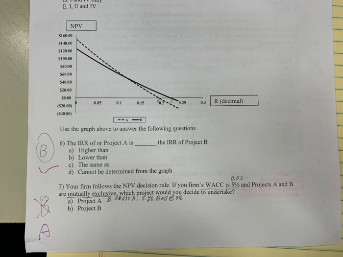 I really don't understand q7... detailed explanation please thx E. I, II