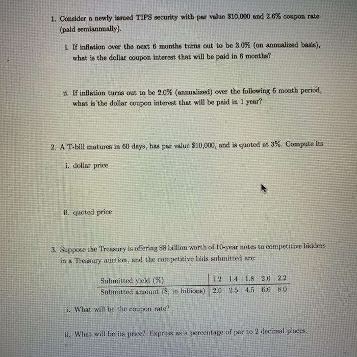  #1 or all please answer #1 or all please. 1. Consider