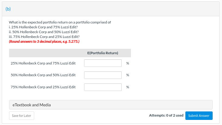 Edit, Inc. Year Hollenbeck 10% 20% Luzzi Edit -3% 1 2 0%