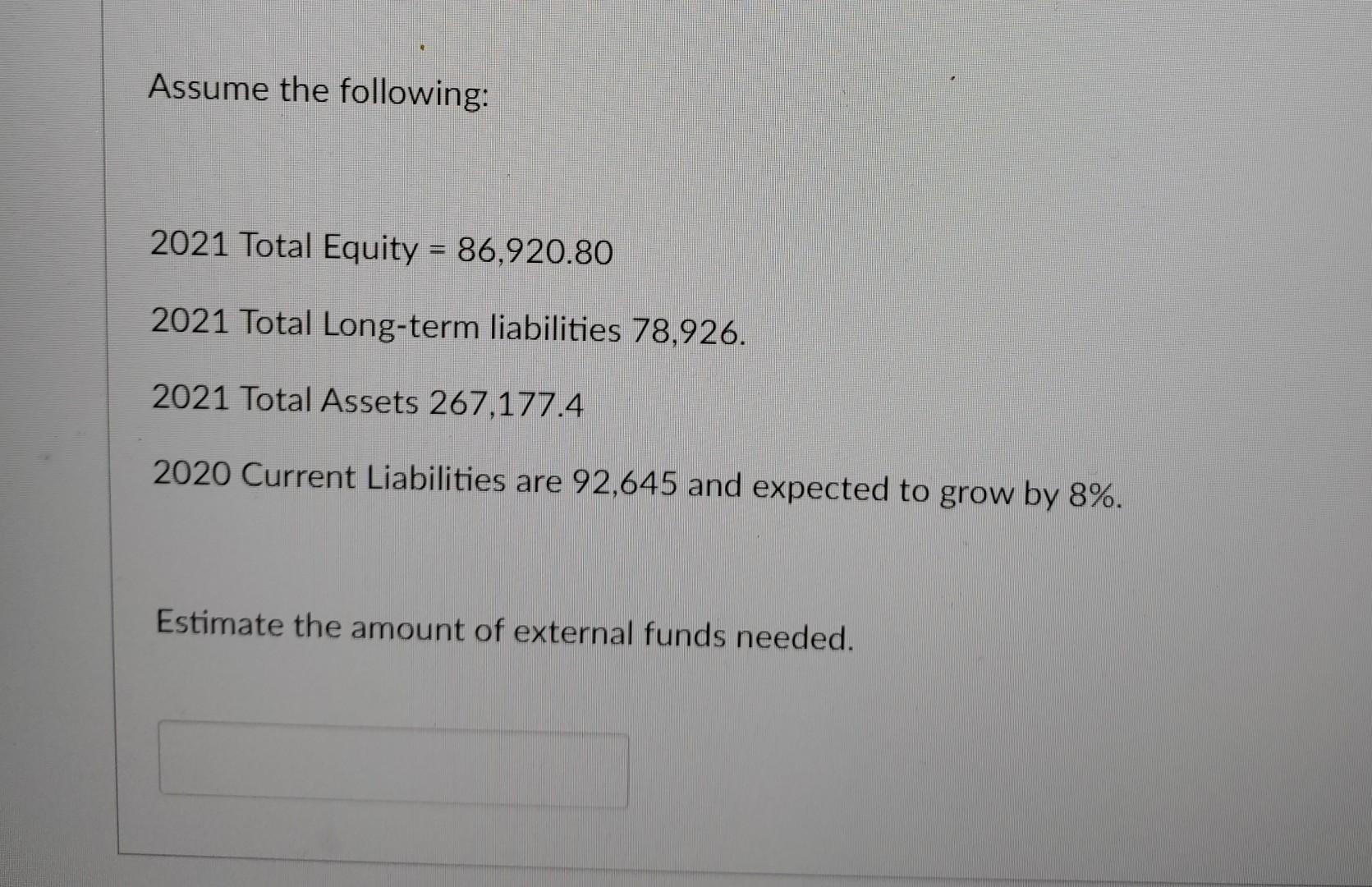  I need answer for this question please it's urgent. Assume the