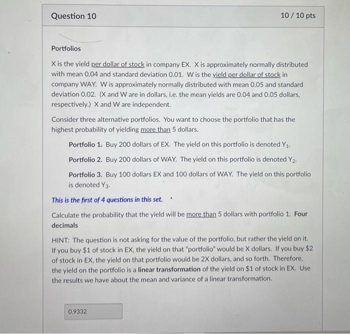  Question 13 only. Question 10 is the background knowledge for Question