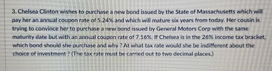 please answer in formulas or financial calculator values and round decimals to