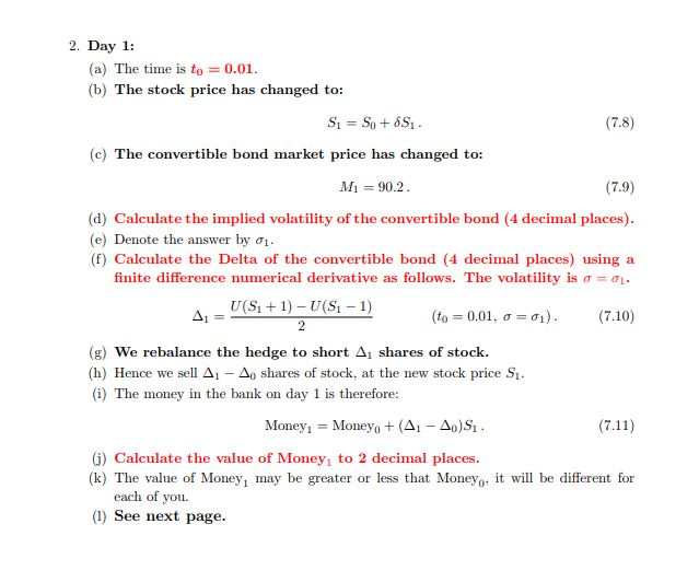convertible bond is an equity derivative with the following characteristics. 1. It