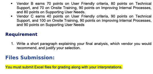 a project using the format provided in chapter 4, figure 4-5. Assume