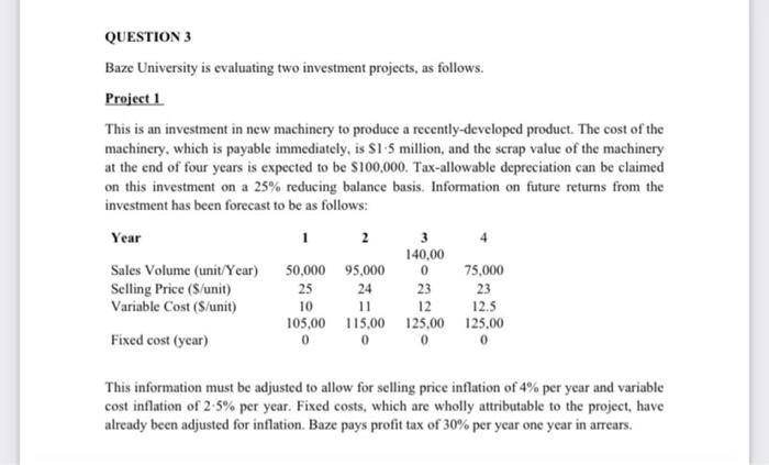  this is the project one. you'll see the other projects QUESTION