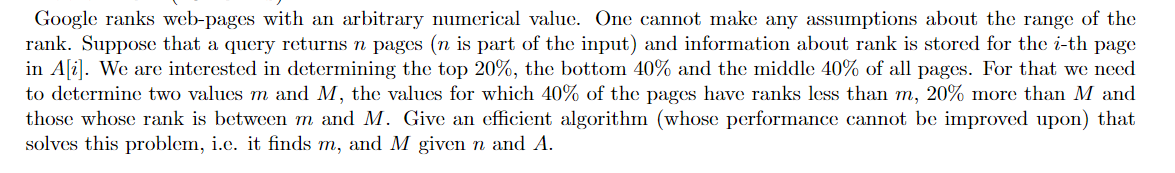 Google ranks web-pages with an arbitrary numerical value. One cannot make