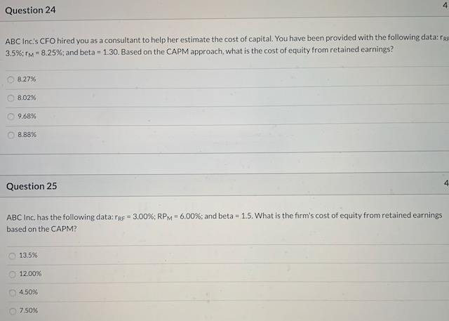 cost of debt is 5.00%, the cost of preferred is 7.50%, and