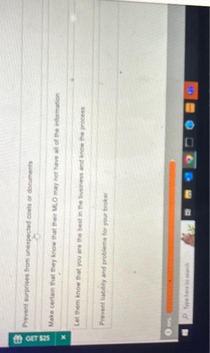  Prevent surprises from unexpected costs or documents Make certain that they